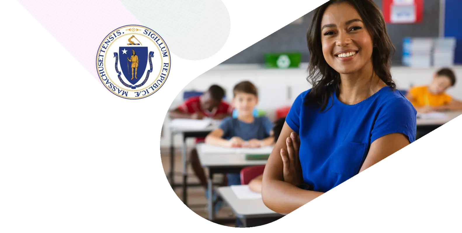 Massachusetts state illustration